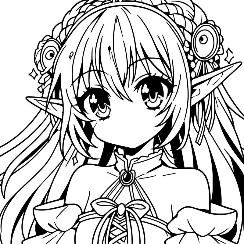 anime elf princess