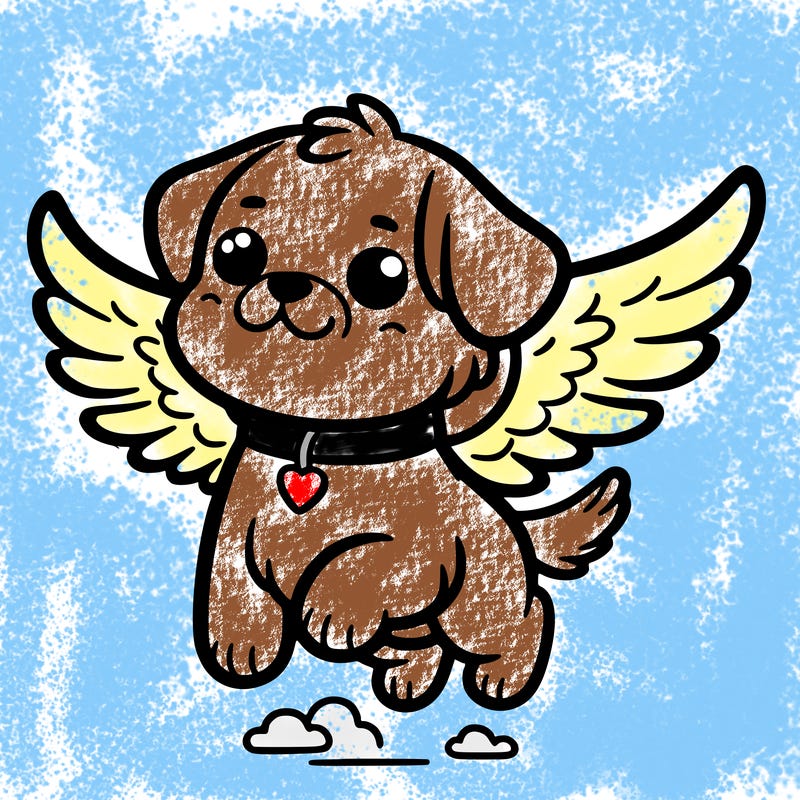 dog with wings