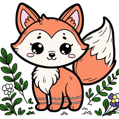 cute fox