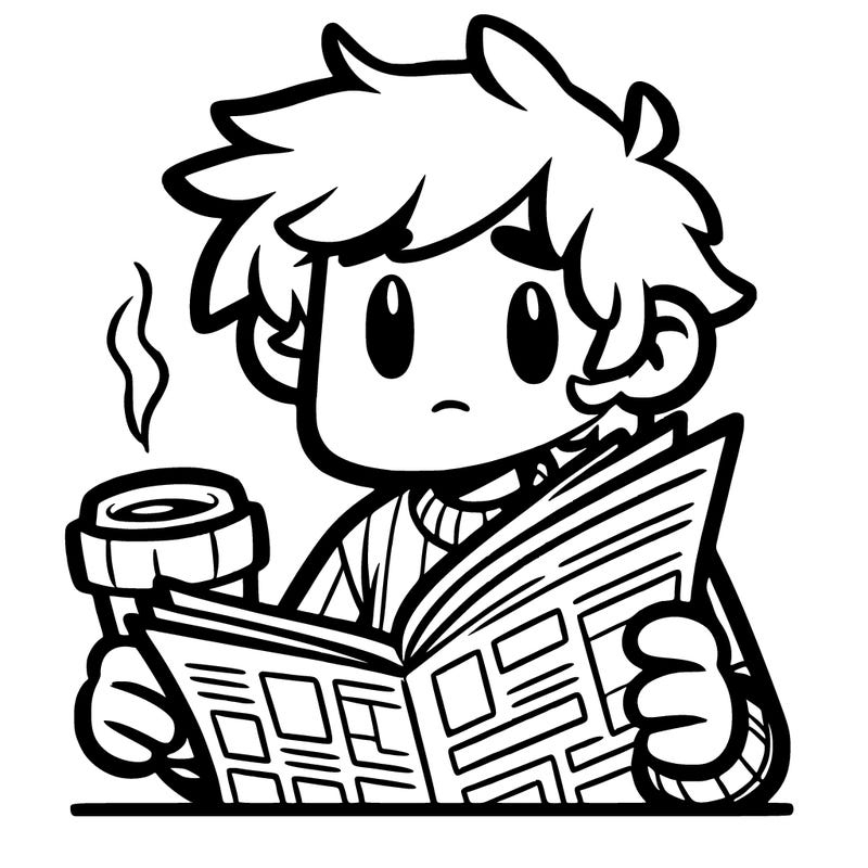 remus lupin drinking coffee and reading a newspaper