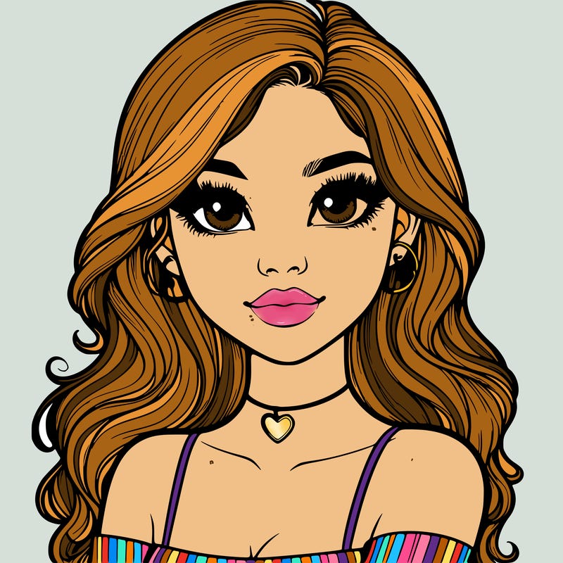 realistic pretty girl