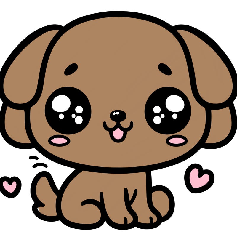 cute kawai puppy