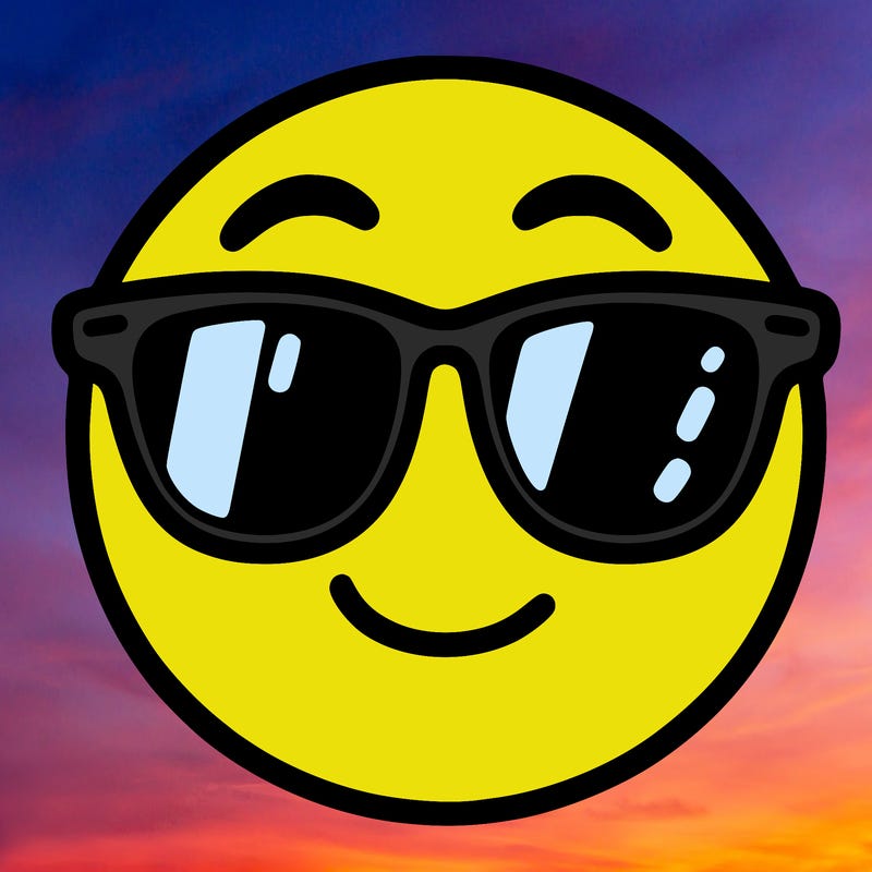 emoji with sunglasses