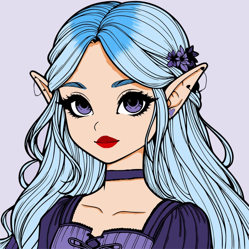 a realistic elf girl